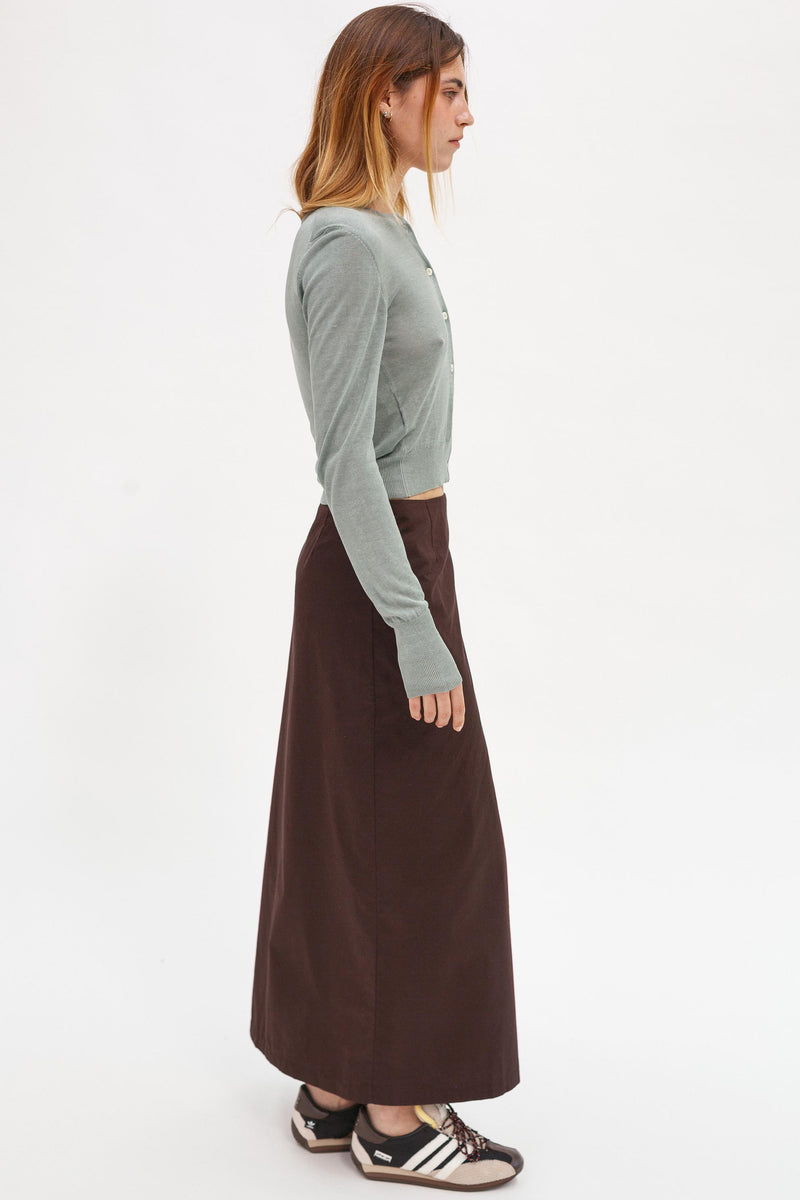 Gia Cotton Wrap Skirt