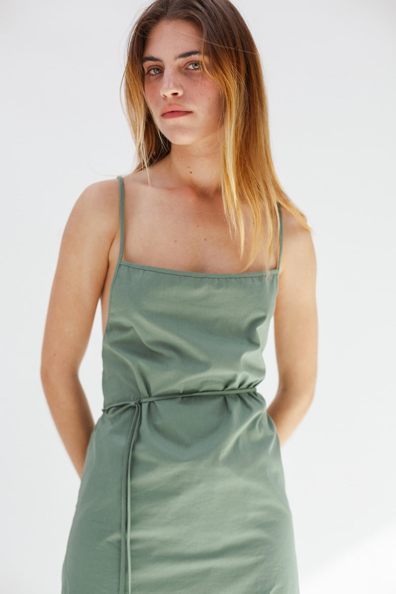 Diviner Cotton Apron Dress