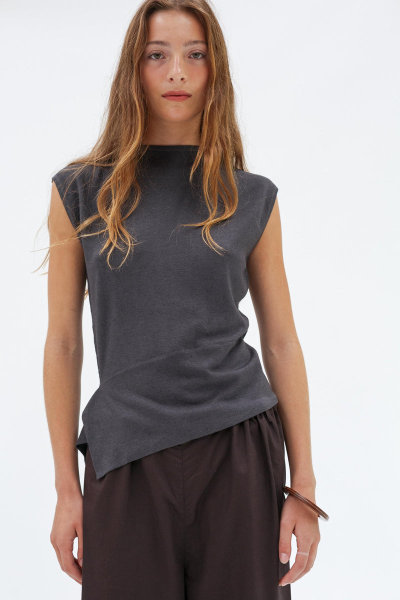 Sakita Silk Cashmere Top