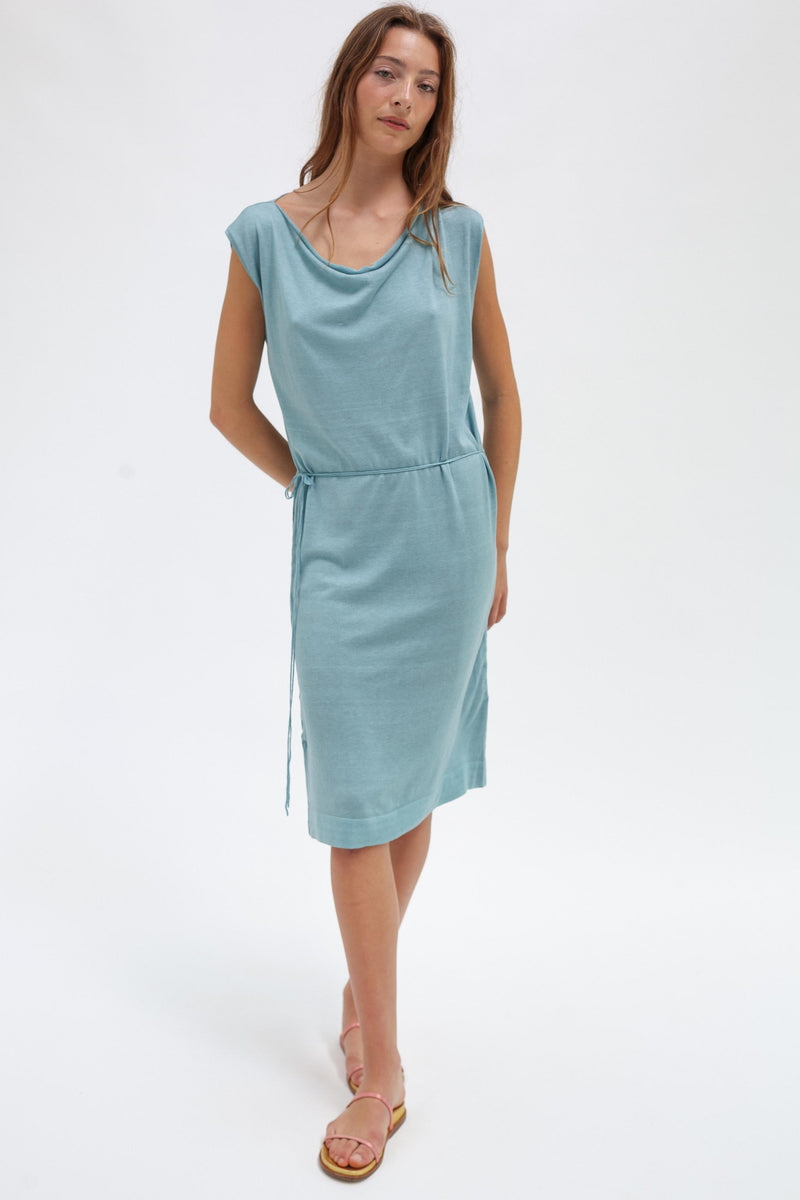 Peace Lily Silk Cotton Dress