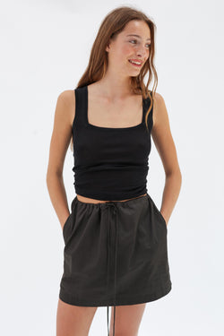 Hera Cotton Mini Skirt