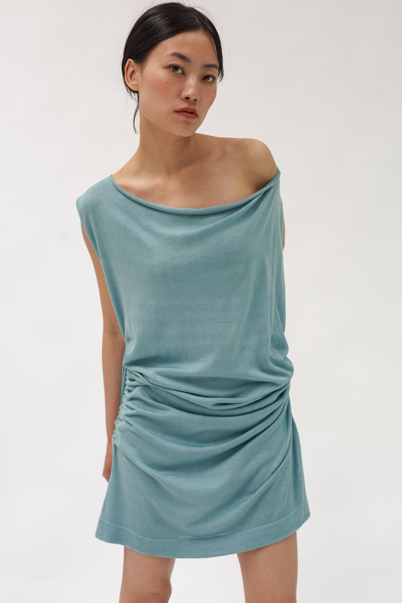 Peace Lily Silk Cotton Dress