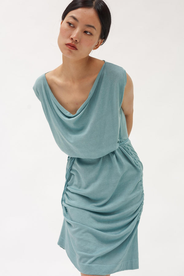 Peace Lily Silk Cotton Dress