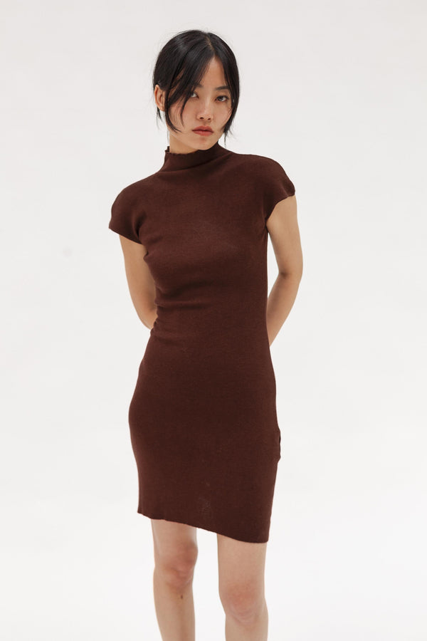 Audrey Silk Cashmere Dress