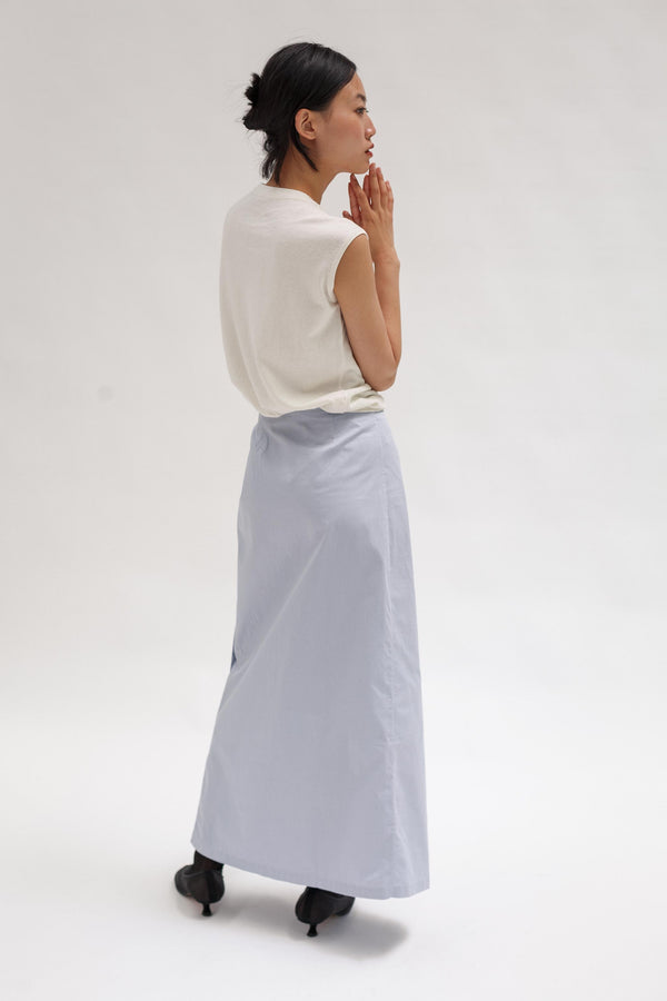 Gia Cotton Wrap Skirt