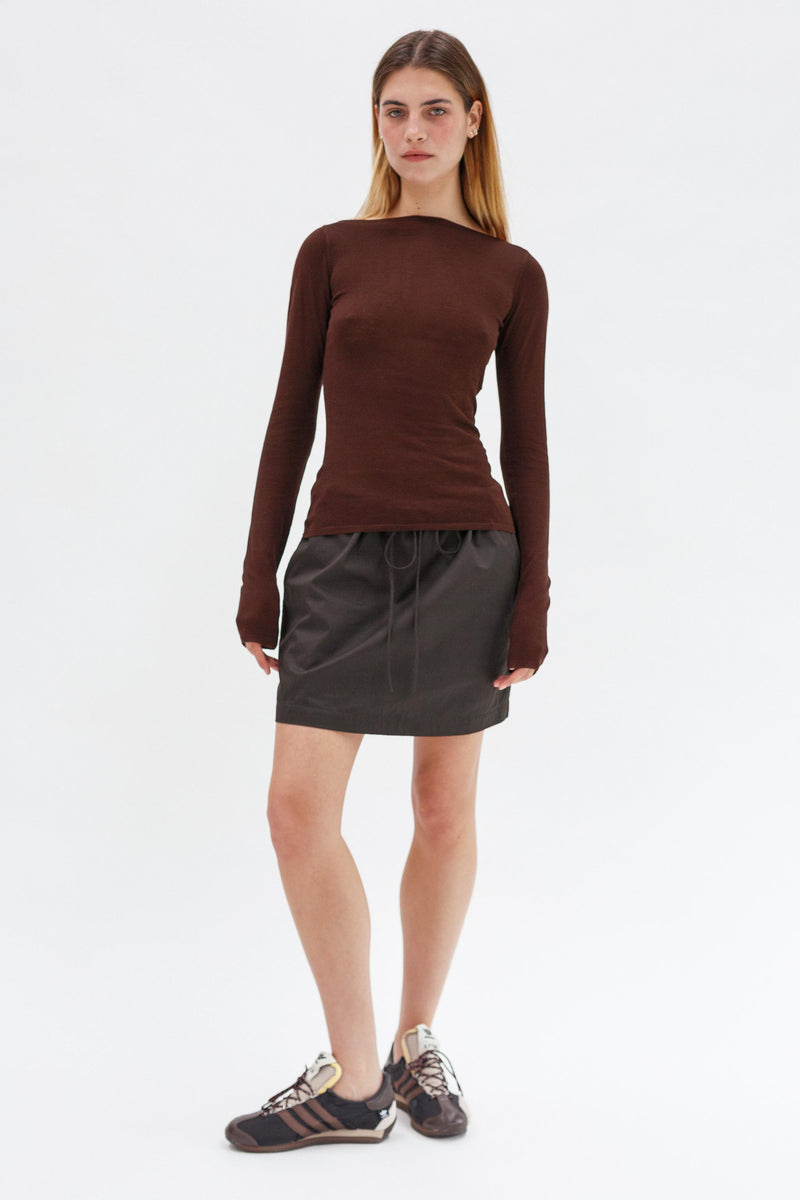 Hera Cotton Mini Skirt