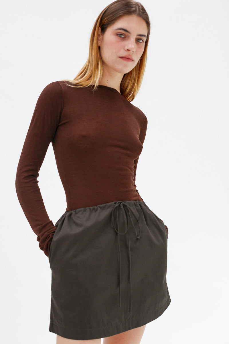 Hera Cotton Mini Skirt