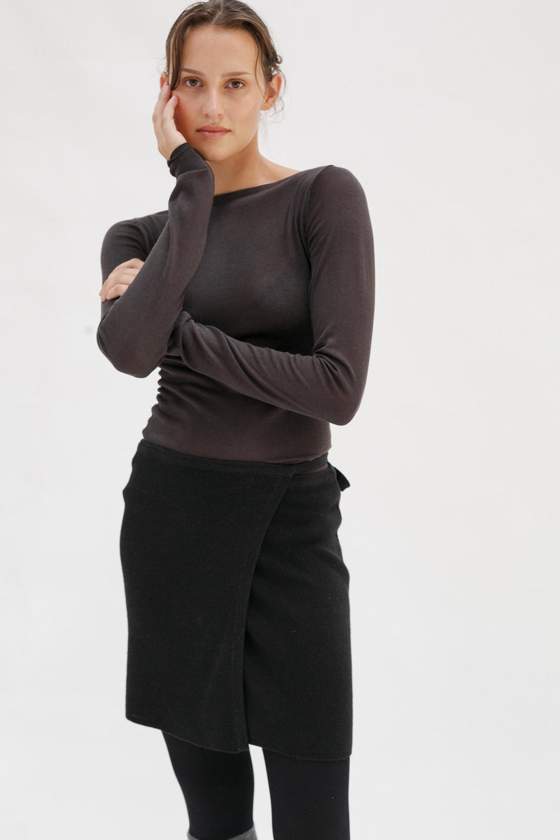 Elysian Silk Cashmere Skirt - Wixii