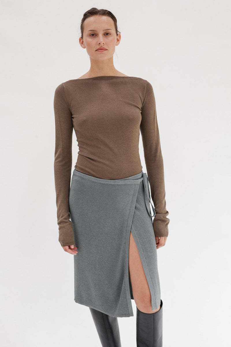 Elysian Silk Cashmere Skirt - Wixii