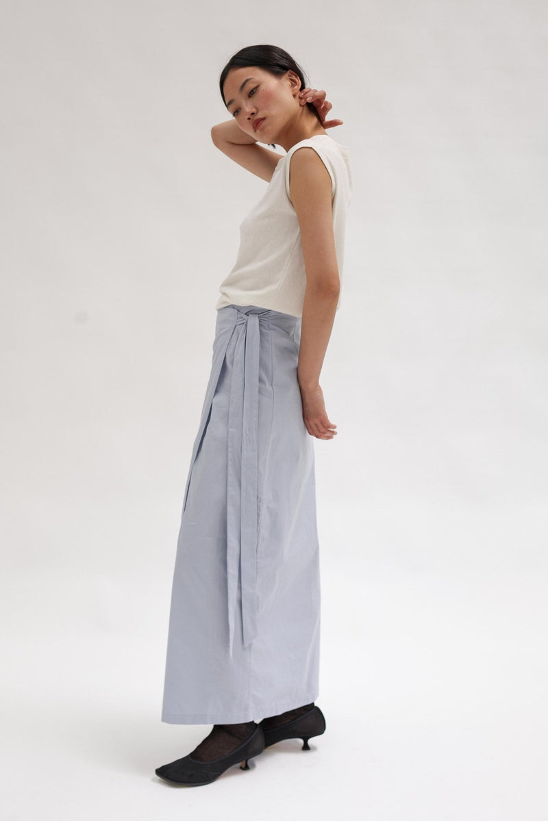 Gia Cotton Wrap Skirt - Wixii