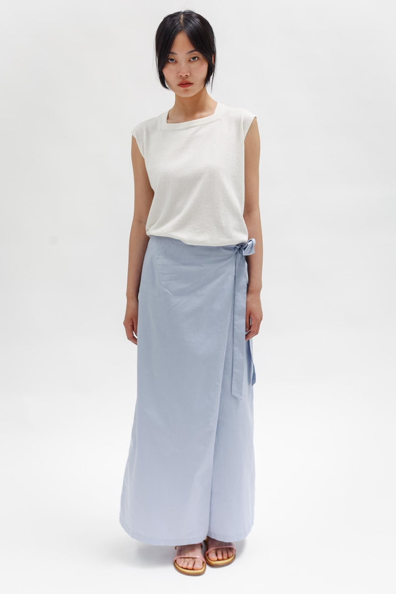 Gia Cotton Wrap Skirt - Wixii