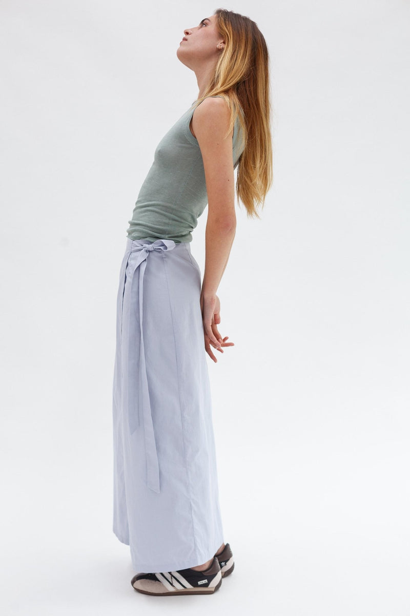 Gia Cotton Wrap Skirt - Wixii