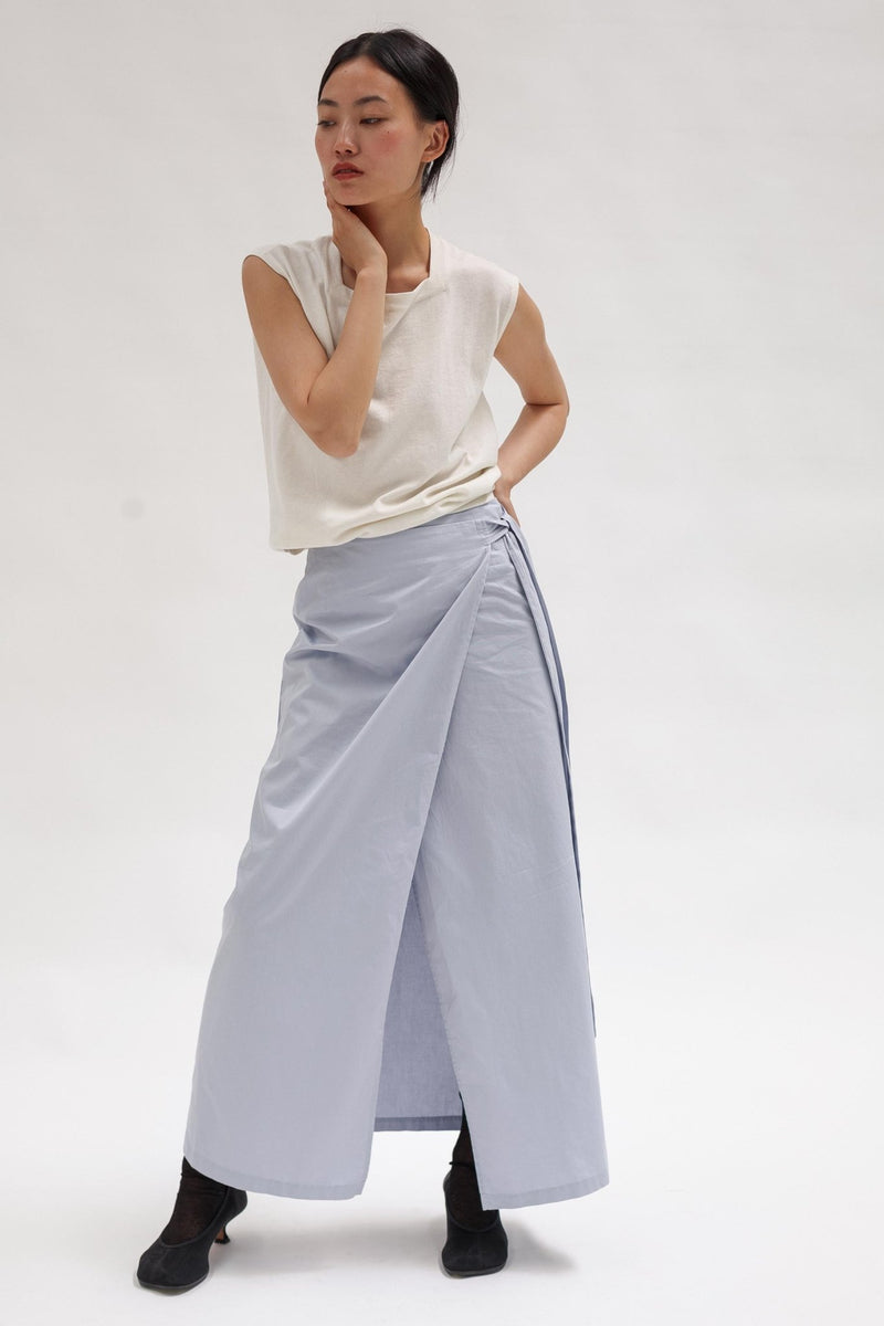 Gia Cotton Wrap Skirt - Wixii