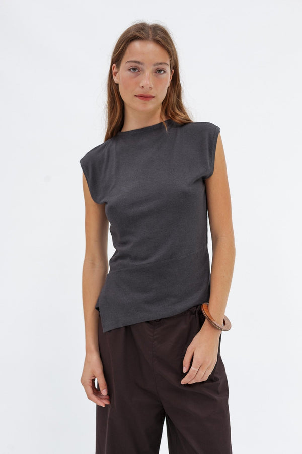 Sakita Silk Cashmere Top - Wixii