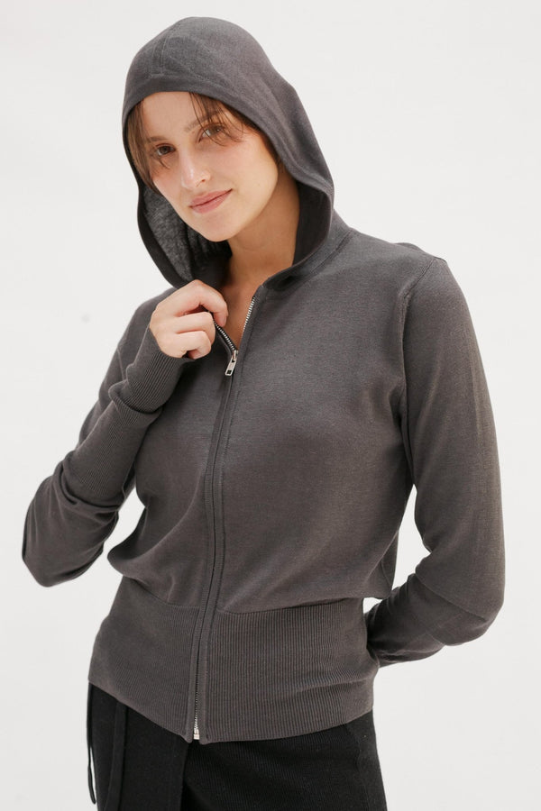 Wes Silk Cotton Hoodie - Wixii