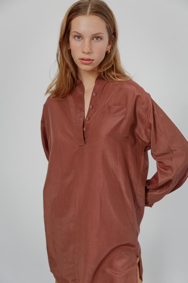 Marni Silk Cotton Shirt Dress